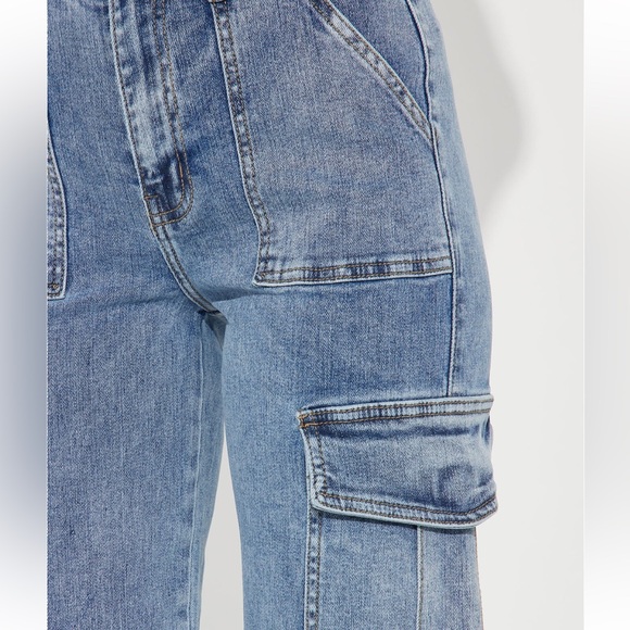 Stretch Cargo Jeans NWT - Picture 4 of 5